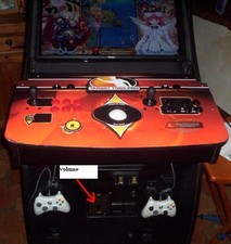 Regolatore di volume per altoparlanti computer MAME Hyperspin Cabinet cavo 3,5 mm