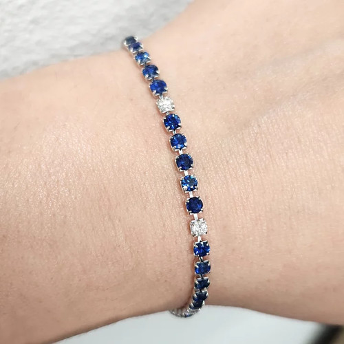 Bracciale tennis zaffiro - tennis,