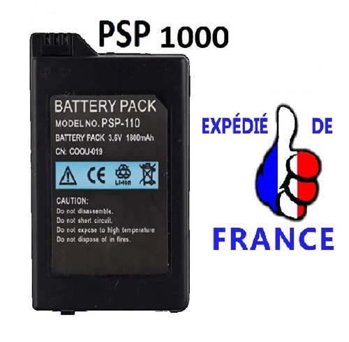 Batterie pour sony psp 1000 - batterie,