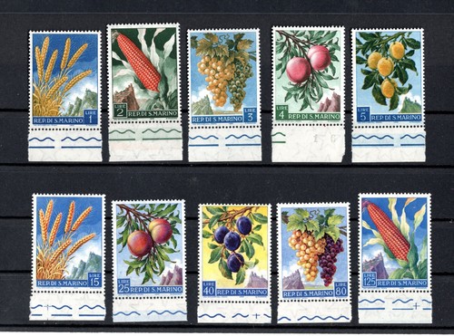 San marino 1958 frutta - san, e