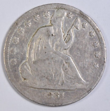 1861-S MEZZO DOLLARO SEDUTO ~