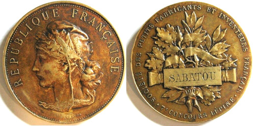 Médaille bronze 7e - médaille,