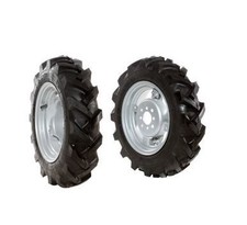 Coppia ruote gommate 4.00-10"