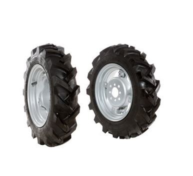 Coppia ruote gommate - , 4.00-10"