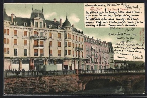 Cpa belfort pont carnot et - cpa,