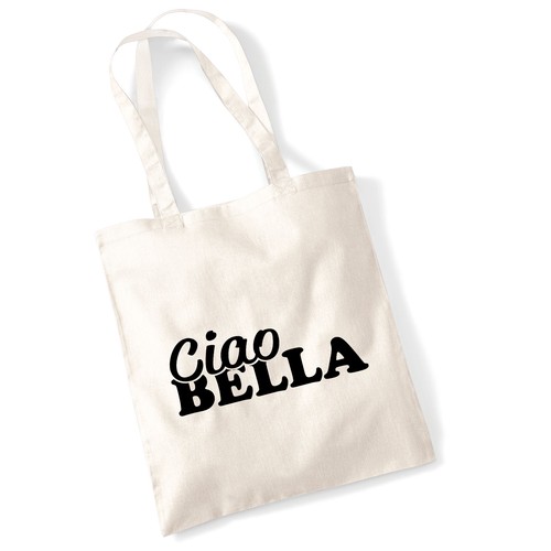 Sacchetto juta ciao bella - sacchetto,