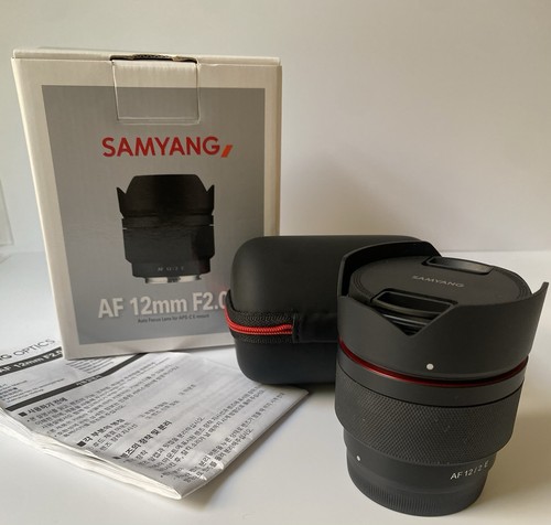 Obiettivo samyang 12mm 0 - obiettivo, f2.0
