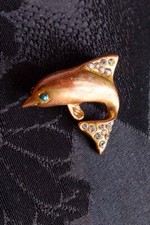 Spilla Vintage In Oro A Forma