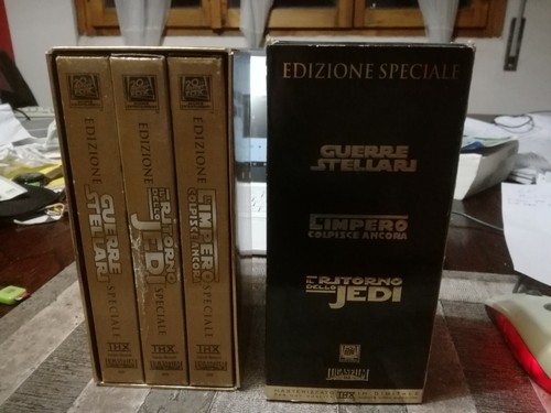 Vhs trilogia guerre stellari - guerre,