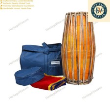 Nuovo indiano Mridanga 22" sud indiano Mridangam con borsa imbottita