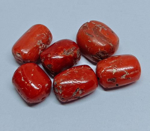 Cabochon ovale corallo - , rosso