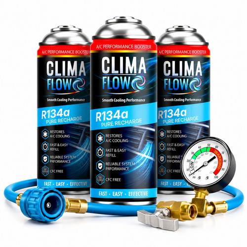 Kit ricarica clima flow auto - kit,