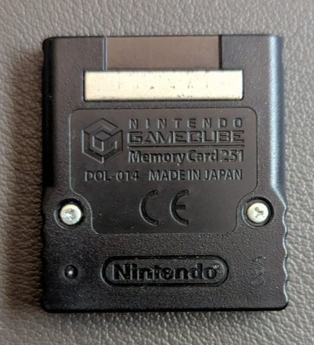 Scheda memoria gamecube 251 - memoria,