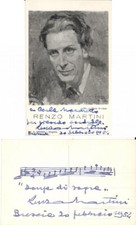 1954 BRESCIA Autografo