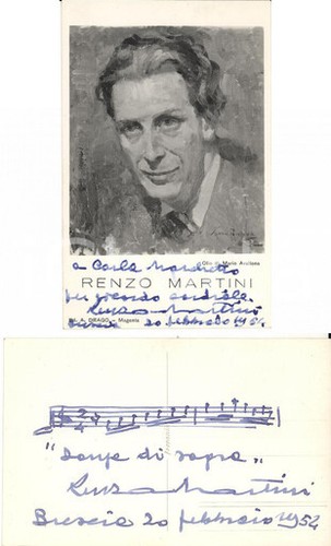 1954 brescia autografo - brescia,