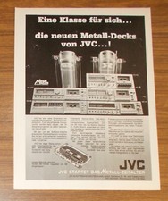 Rara Pubblicità Vintage JVC