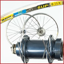 TFB TITANIO PER BICI ERGAL SET RUOTE ARTIGIANALE COPERTONCINO VINTAGE MTB CNC MAVIC