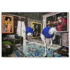 Accardi Angelo - 80x120 Misplaced - Serigrafia materica su cartoncino rigido