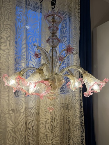 Lampadario vetro murano cri - lampadario,
