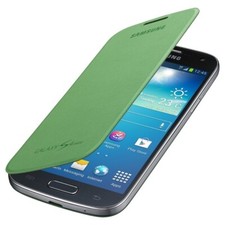 Samsung Custodia originale Galaxy S4 Mini I9190 i9195 flip cover libro verde