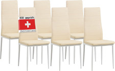 2707 Milano Set Di 6 Sedie Da Pranzo, Beige