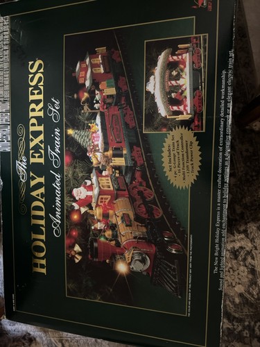Set treno natale animato - set,