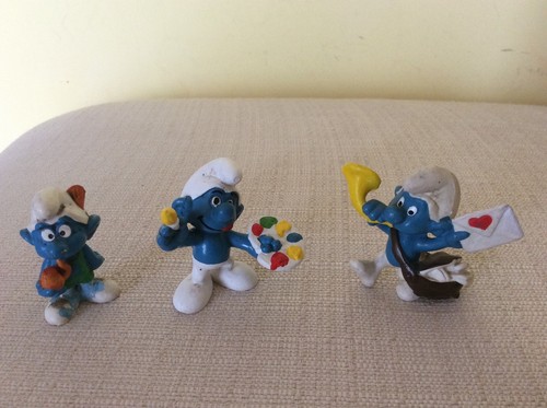 Puffi pittore con tavolozza - puffi,