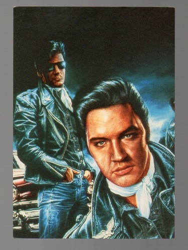 Cartolina elvis presley non - cartolina,