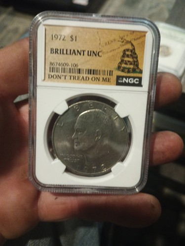 1972 eisenhower dollar - dollar, $1