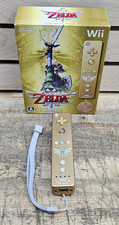 Wii Gold Remote ZELDA Skyward