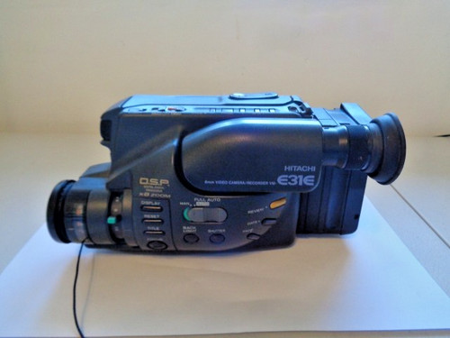 Videocamera hitachi e31e 8mm - videocamera,