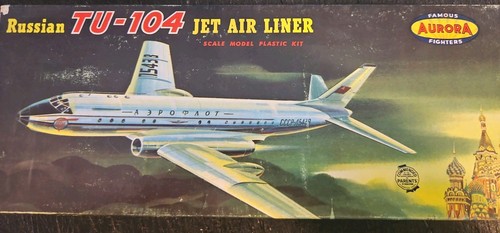 Aurora russian 104 jet air - russian, tu-104