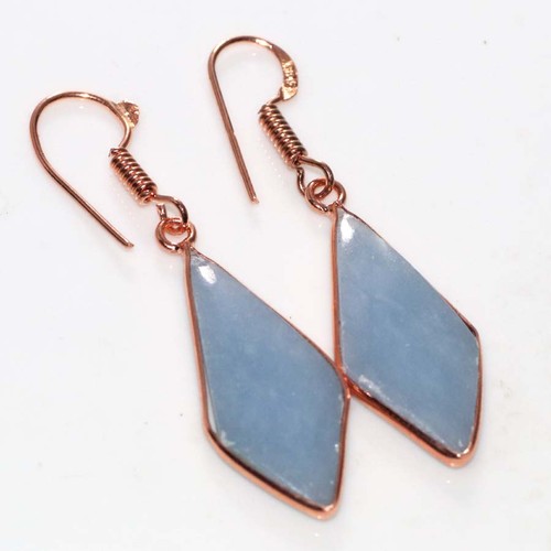 Orecchini angelite lunetta - orecchini,