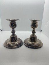 Candelabri Vintage In Argento