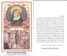 RARO SANTINO E VITA DI SANTA