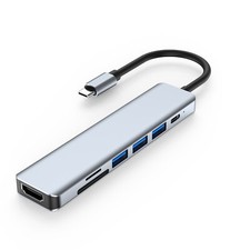 hub usb adattatore type-C 7 in