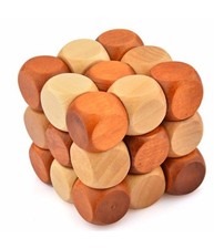 Gioco Puzzle Legno Cubo