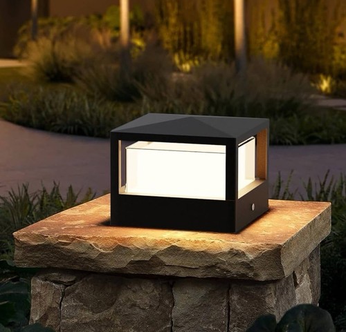 Luce solare pilastro giardino - luce,