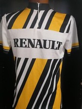 maglia ciclismo storica originale vintage team renault gerber tg xxl
