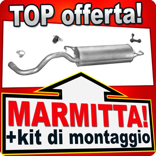Silenziatore posteriore per - silenziatore,