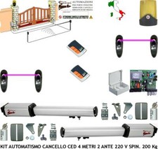 AUTOMAZIONE CANCELLO 4 MT 2