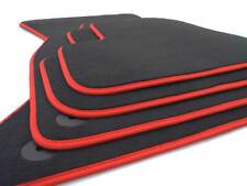 Tappetini adatti per Audi A4 S4 RS4 B8 8K S-Line Quattro Premium velluto rosso