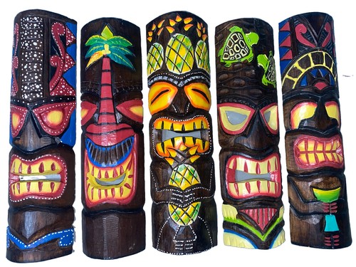 Set maschera tiki - set,