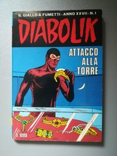 DIABOLIK ANNO XXVII-N 1 GENNAIO 1988-ATTACCO ALLA TORRE-SP.TRACCIATA!