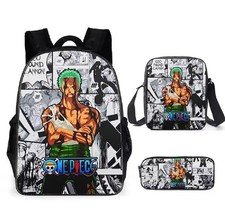 Zaino One Piece Set Di 3 Pezzi