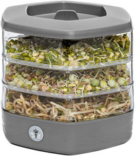 Germogliatore per Semi Alimentari Con 3 Livelli Ø17 Cm - Germinatore per Semi, G