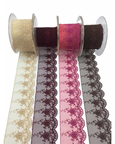 Passamaneria tulle pizzo - cm,