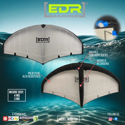 Wing foil vela - -vela, gonfiabile