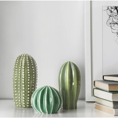 Statue cactus ceramica ikea - statue,