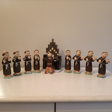 TARCISIO TOSIN LA FRECCIA CONCERTO DI NOVE FRATI MUSICANTI IN CERAMICA ANNI 40 5